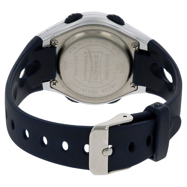 SF Digital Grey Dial Plastic Strap Unisex Watch - image number 3