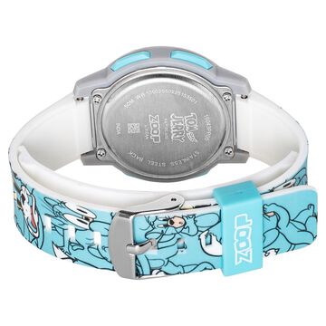 Zoop Tom & Jerry Digital Watch with Green Case and Green Multi Color Strap for Boys Girls Kids, from House of Titan