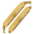 Titan Quartz Analog with Date White Dial Stainless Steel Strap Watch for Couple - image number 2