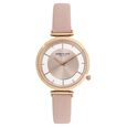 Kenneth Cole Quartz Analog Rose Gold Dial Leather Strap Watch for Women - image number 0