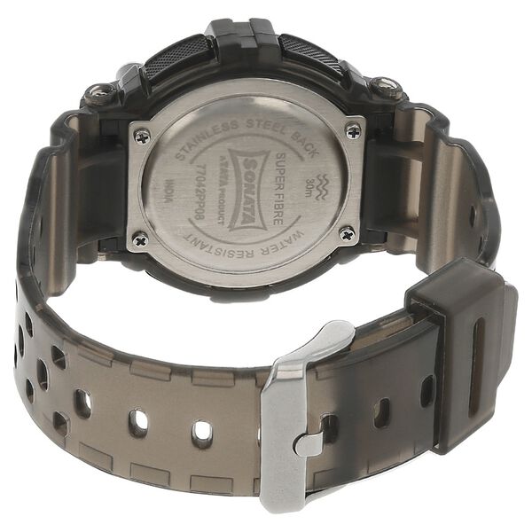 SF Digital Dial Plastic Strap Women Watch - image number 3