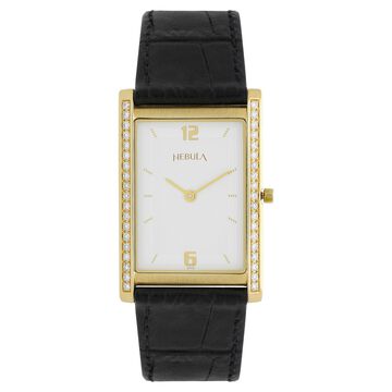 Titan Nebula Quartz Analog 18 Karat Solid Gold Watch for Men