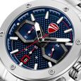 Ducati Quartz Chronograph Blue Dial Silver Stainless Steel Strap Watch For Men - image number 3