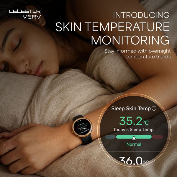 Titan Celestor Verv Women Smartwatch with 1.19" AMOLED Display, Training Load and Readiness, Zone Based Training - image number 6