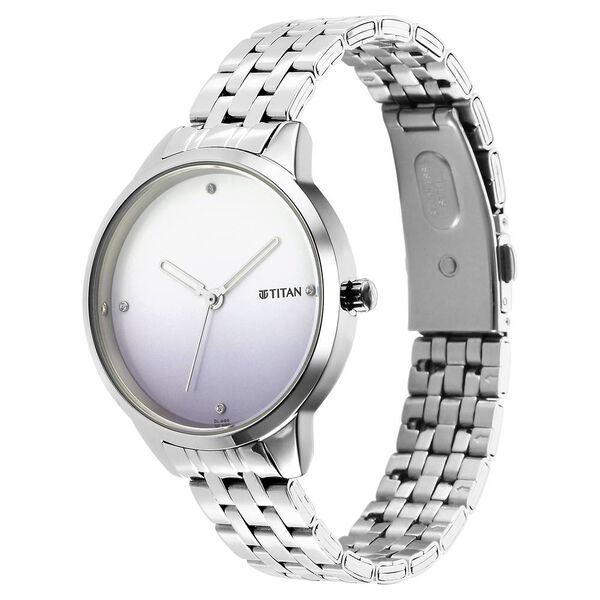 Titan Pastel Dreams Blue Dial Analog Metal Strap watch for Women - image number 2