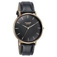 Sonata Poze Quartz Analog Black Round Dial Black Leather Strap Watch For Men - image number 2