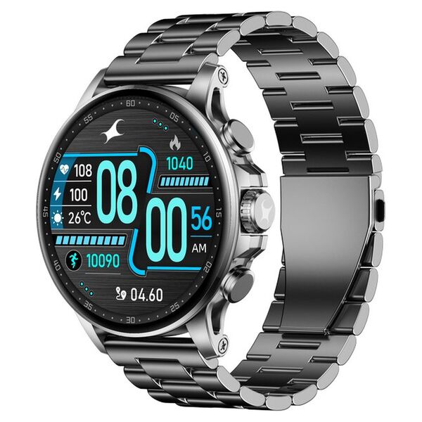 Fastrack Marvellous FX2 Unisex Smart Watch With Grey Metal Strap - image number 2