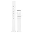 10 mm White Genuine Leather Strap for Women - image number 0