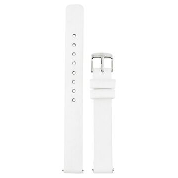 10 mm White Genuine Leather Strap for Women
