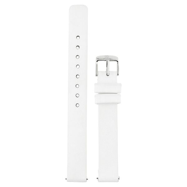 10 mm White Genuine Leather Strap for Women - image number 0