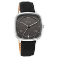 Titan Neo Curve Quartz Analog with Date Anthracite Dial Black Leather Strap Watch for Men - image number 1