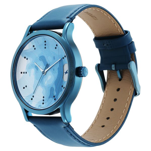 Fastrack Urban Camo Blue Dial Watch for Guys - image number 2