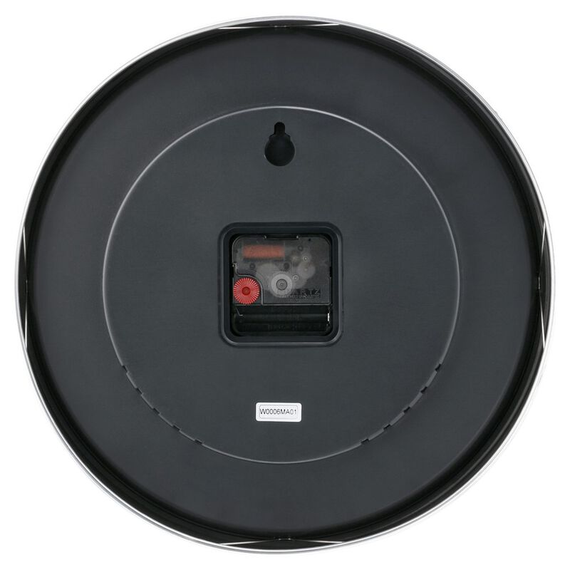 Buy Online Titan Metallic White Wall Clock with Brushed Case 30 cm x