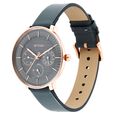 Titan Women's Svelte Black: Multi-Function Watch with Leather Strap - image number 2