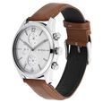 Titan Men's Metropolitan Charm: Men's Multifunctional Black Watch with Leather Strap - image number 2