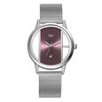 Fastrack Vyb Runway Quartz Analog Rose Gold Dial Stainless Steel Strap Watch for Girls
