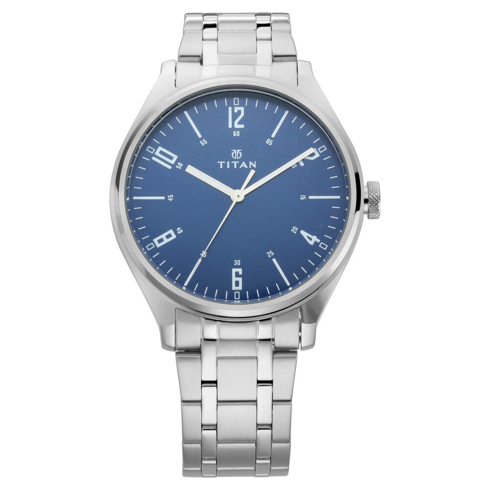 Buy Online Titan Men s Minimalist Zen Watch Sleek Metal Strap