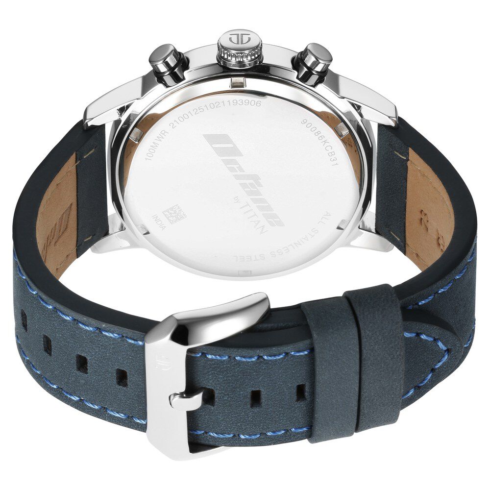 Titan octane blue deals chronograph watch 1762kl01