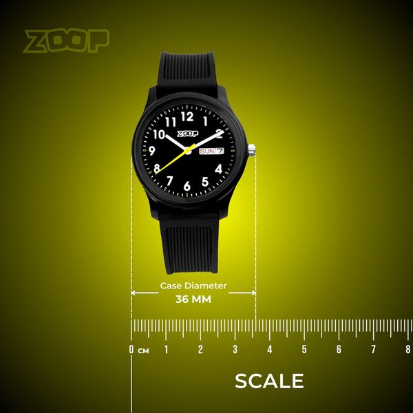 Zoop Back To School Analog Unisex Watch For Kids With Black Dial And Strap From House Of Titan - image number 3