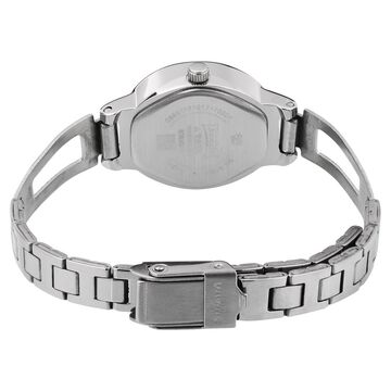 Sonata Quartz Analog Black Dial Stainless Steel Strap Watch for Women