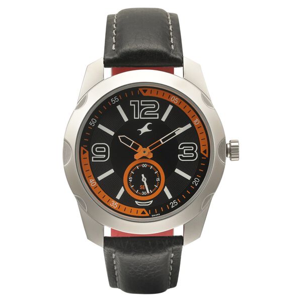 Fastrack Black Dial Quartz Analog Watch for Guys - image number 1