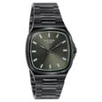 Poze Poze Quartz Analog Green Dial Grey Metal Strap Watch For Men - image number 2