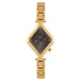 Titan Quartz Analog Champagne Dial Stainless Steel Strap Watch for Women