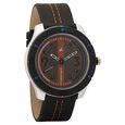 Fastrack Quartz Analog Grey Dial Leather Strap Watch for Guys