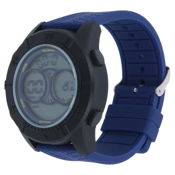 SF Digital Dial Blue Plastic Strap Watch for Men - image number 1
