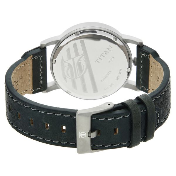 Titan Analog Grey Dial Leather Strap watch for Men - image number 3