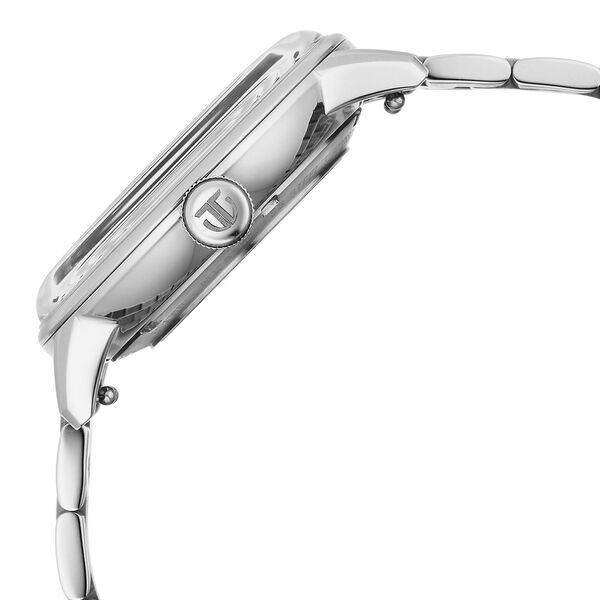 Titan Orbital Open Heart Automatic Analog with Black Dial Silver Stainless Steel Strap Watch for Men - image number 4