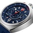 Ducati Quartz Chronograph Blue Dial Blue Silicone Strap Watch For Men - image number 3