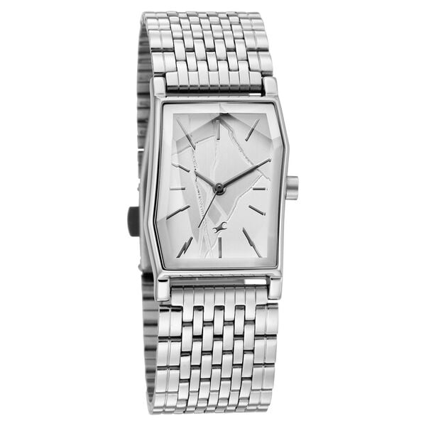 Fastrack Oceanyx 2.0 Analog Watch for Women with Silver Dial & Silver Metal Strap - image number 1