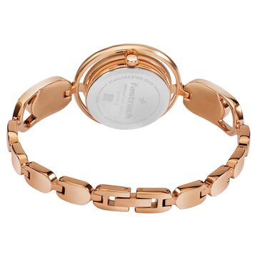 Fastrack Pulse Quartz Analog Silver Dial Metal Strap Watch For Girls