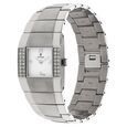 Titan Quartz Analog White Dial Stainless Steel Strap Watch for Women - image number 1