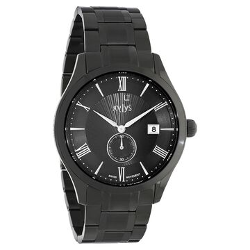 Xylys Swiss Analog Stainless Steel Black Dial Watch for Men