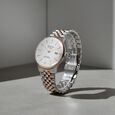 Titan Weekender 60 Hours Power Reserve Concealed Automatic Analog White Dial Stainless Steel Strap Watch for Men