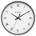 Titan 29.5 cm White Wall Clock: Silent Sweep Technology for Tranquil Living - image number 1