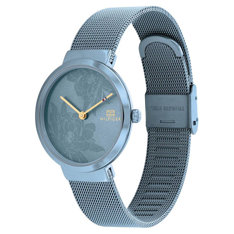 Tommy Hilfiger Quartz Analog Blue Dial Stainless Steel Strap Watch for Women - image number 1