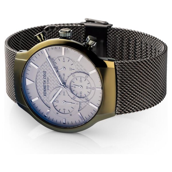 Kenneth Cole Grey Dial Stainless Steel Strap Watch For Men - image number 4