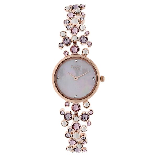 Titan Raga Moonlight Mother of Pearl Dial Women Watch With Metal Strap - image number 0
