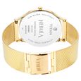 Titan Nebula Vintage Samrat 18k Gold Analog Diamond Studded Milanese Strap Watch for Men - image number 5