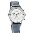 Titan Athleisure Silver Dial Quartz Multifunction Leather Strap Watch for Men - image number 0