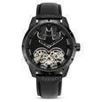 Police X Batman Automatic Black Dial Leather Strap Watch for Men - image number 0
