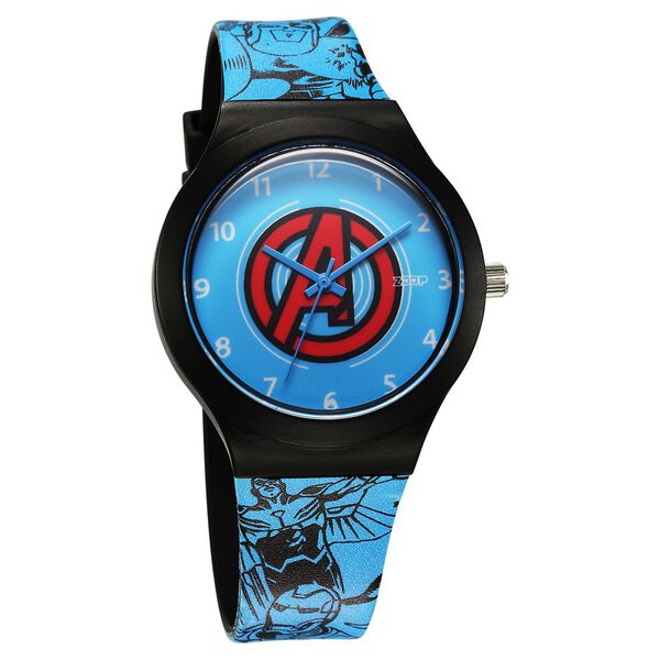 Zoop Marvel Avengers Interchangable Watch Set with Blue Dial & Multicoloured Strap for Boys Kids, from House of Titan - image number 2