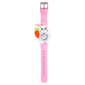 Titan Friends from Nature Quartz Analog Pink Dial Plastic Strap watch For Kids