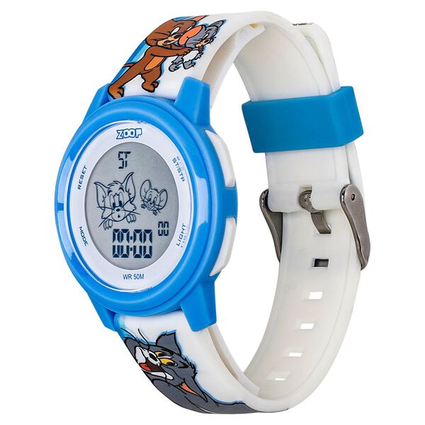 Zoop Tom & Jerry Digital Watch with Blue Case and Blue Multi Color Strap for Boys Girls Kids, from House of Titan - image number 5