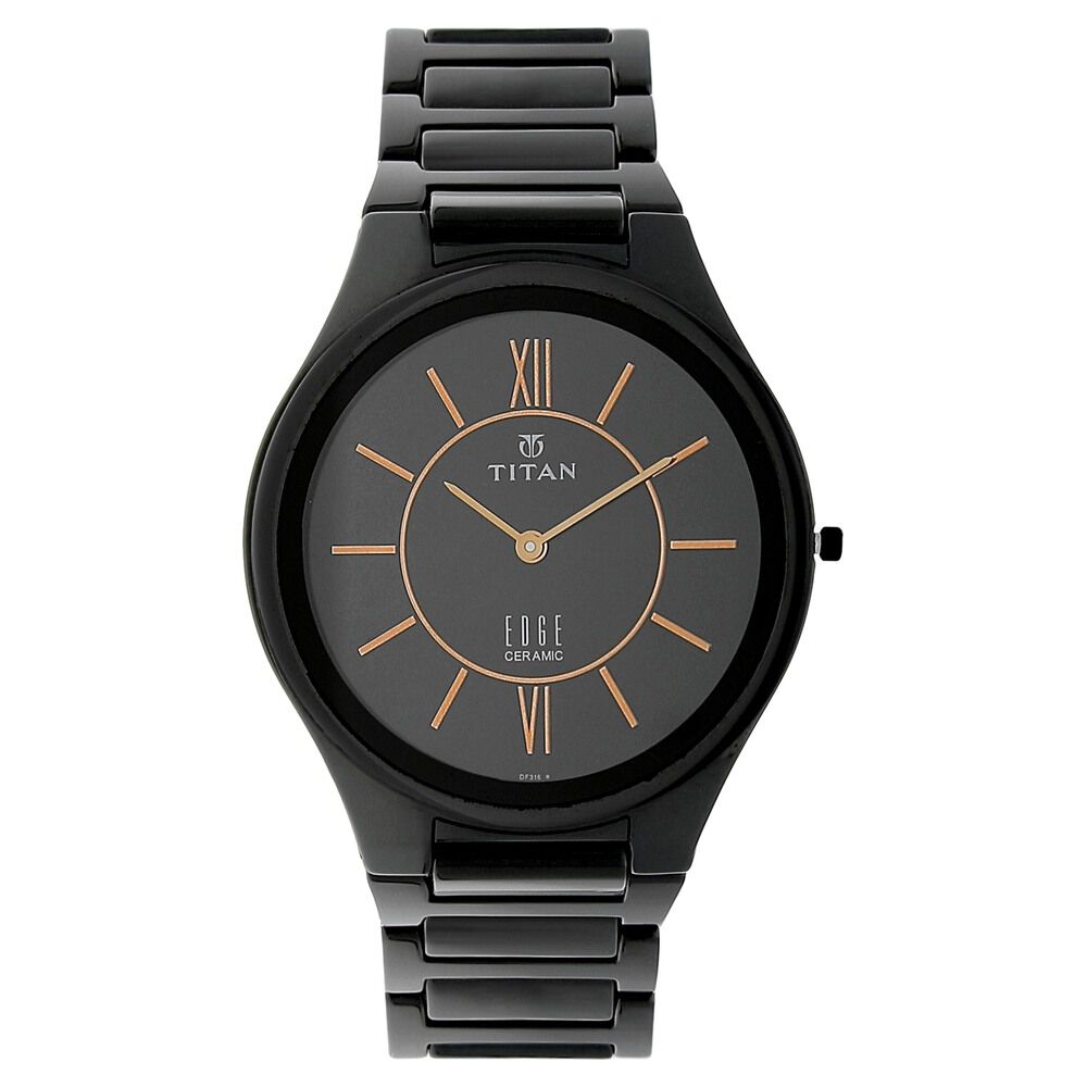 Titan watch ceramic and metal body hotsell