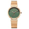 Fastrack Vyb Charmer Quartz Analog Green Dial Metal Strap Watch For Girls - image number 1