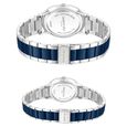 Kenneth Cole Quartz Analog Blue Dial Two Toned Stainless Steel Strap Watch For Couple - image number 5